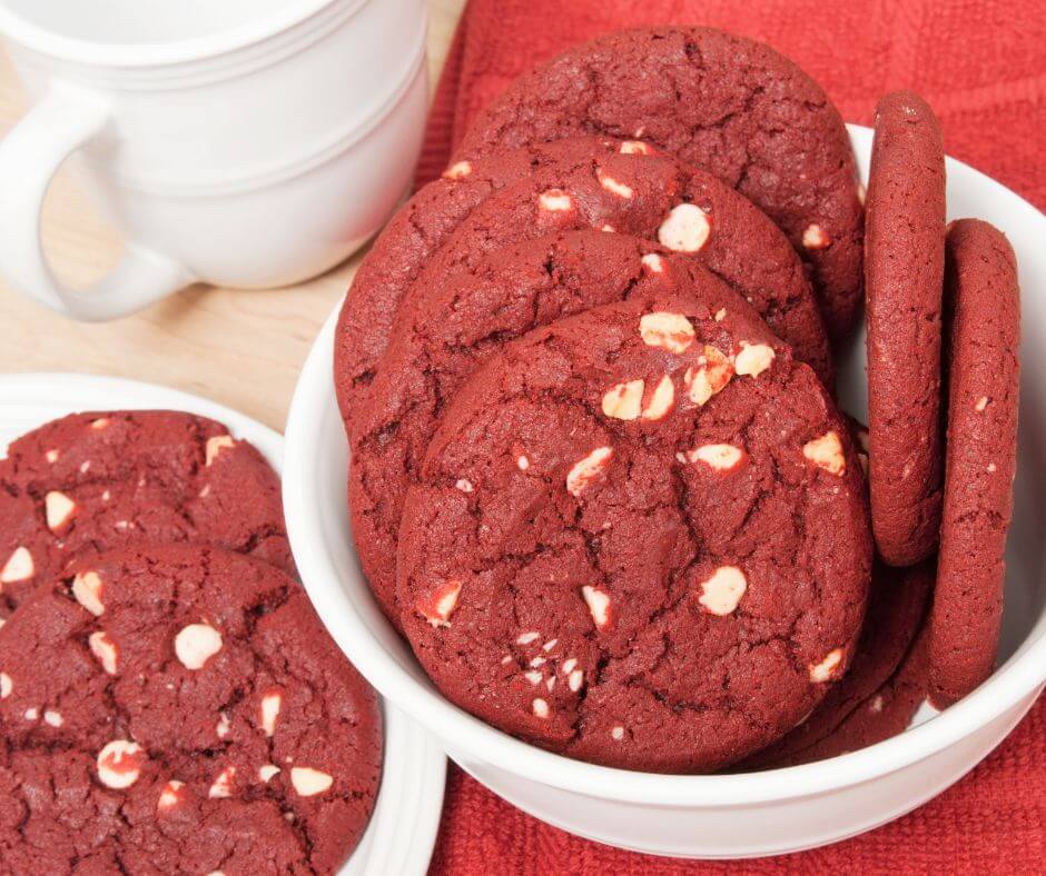 Red velvet cookies