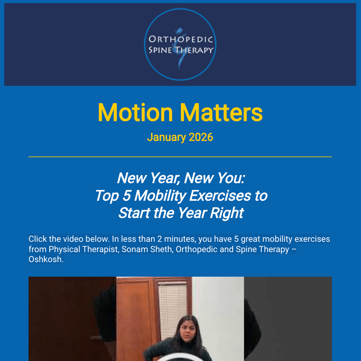 January 2026 Newsletter